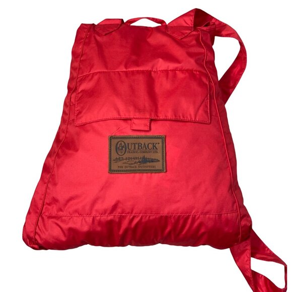 Outback Trading Company Pack-a-roo Parka Backpack Red Size S Small Hiking Lightw - Picture 2 of 13